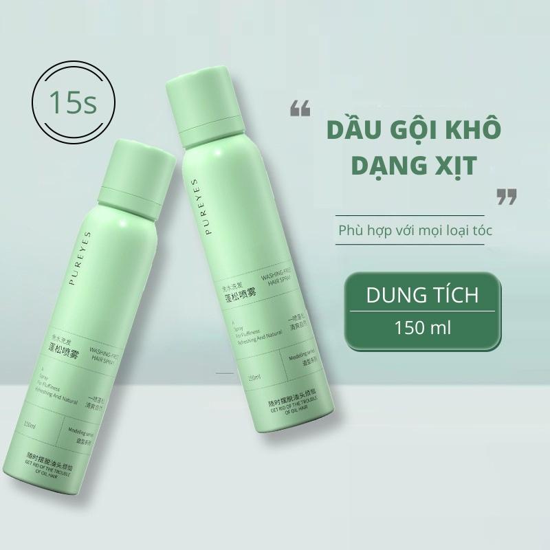 Xịt gội đầu khô cấp tốc giúp tóc bồng bềnh suốt 8 tiếng không dầu không bết