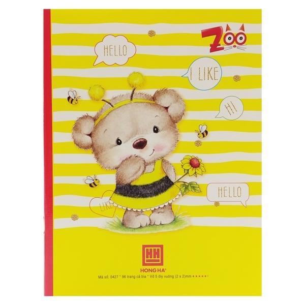 Vở Class Zoo - Ô Ly 96 Trang ĐL 100g/m2 - Hồng Hà 0427