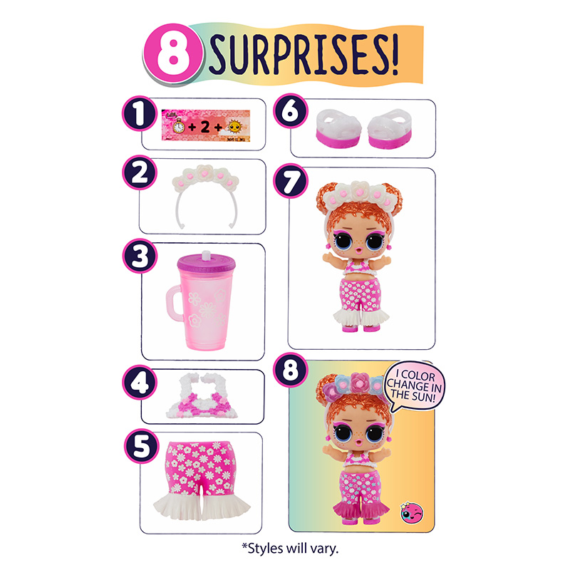 Đồ Chơi LOL SURPRISE Búp Bê Lol Surprise - Đổi Màu Trong Nắng 589402EUC - Giao hàng ngẫu nhiên