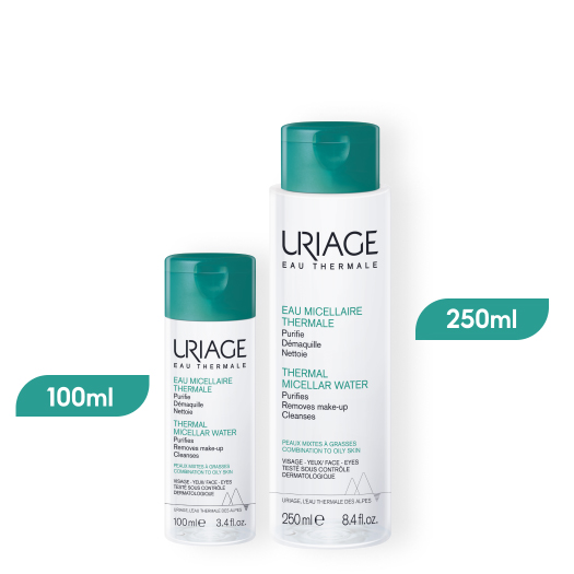 Nước tẩy trang dưỡng khoáng cho da dầu, mụn URIAGE EAU MICELLAIRE THERMALE PMG 100ml