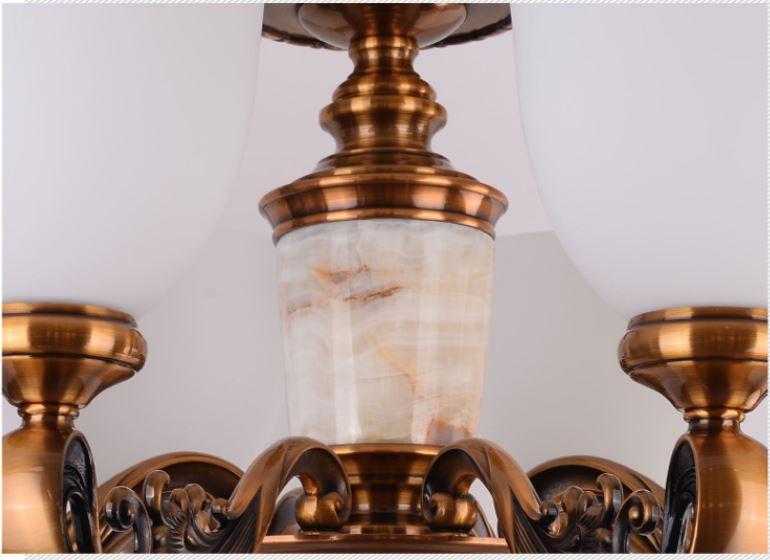 Đèn chùm HACOT hiện đại, sang trọng loại 8 tay trang trí nội thất cao cấp - kèm bóng LED chuyên dụng.