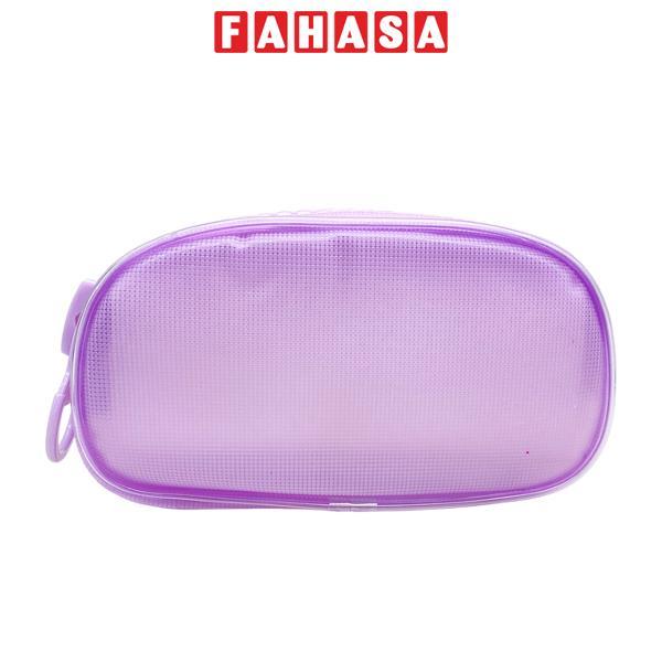 Bóp Viết Nhựa Khóa To - AGLQ230004 - Màu Tím