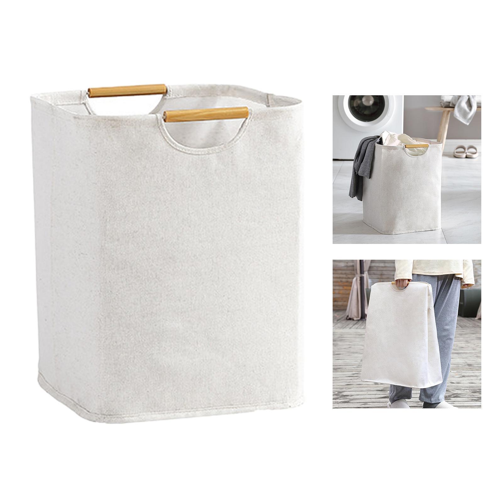 Portable Laundry Basket Waterproof Cloth Laundry Washing Hamper Storage S