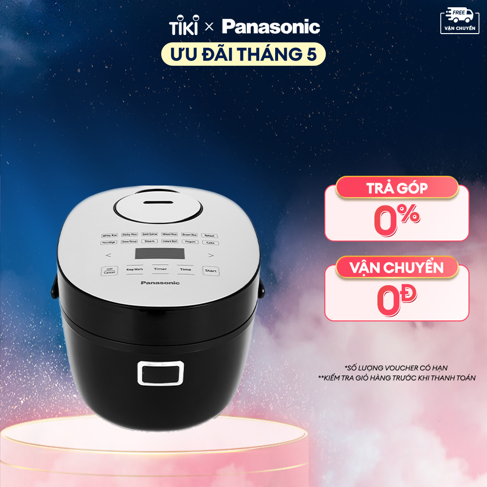 Nồi cơm điện tử đa năng nhỏ gọn Panasonic SR-DB071KRA 0.7 lít - Hàng chính hãng