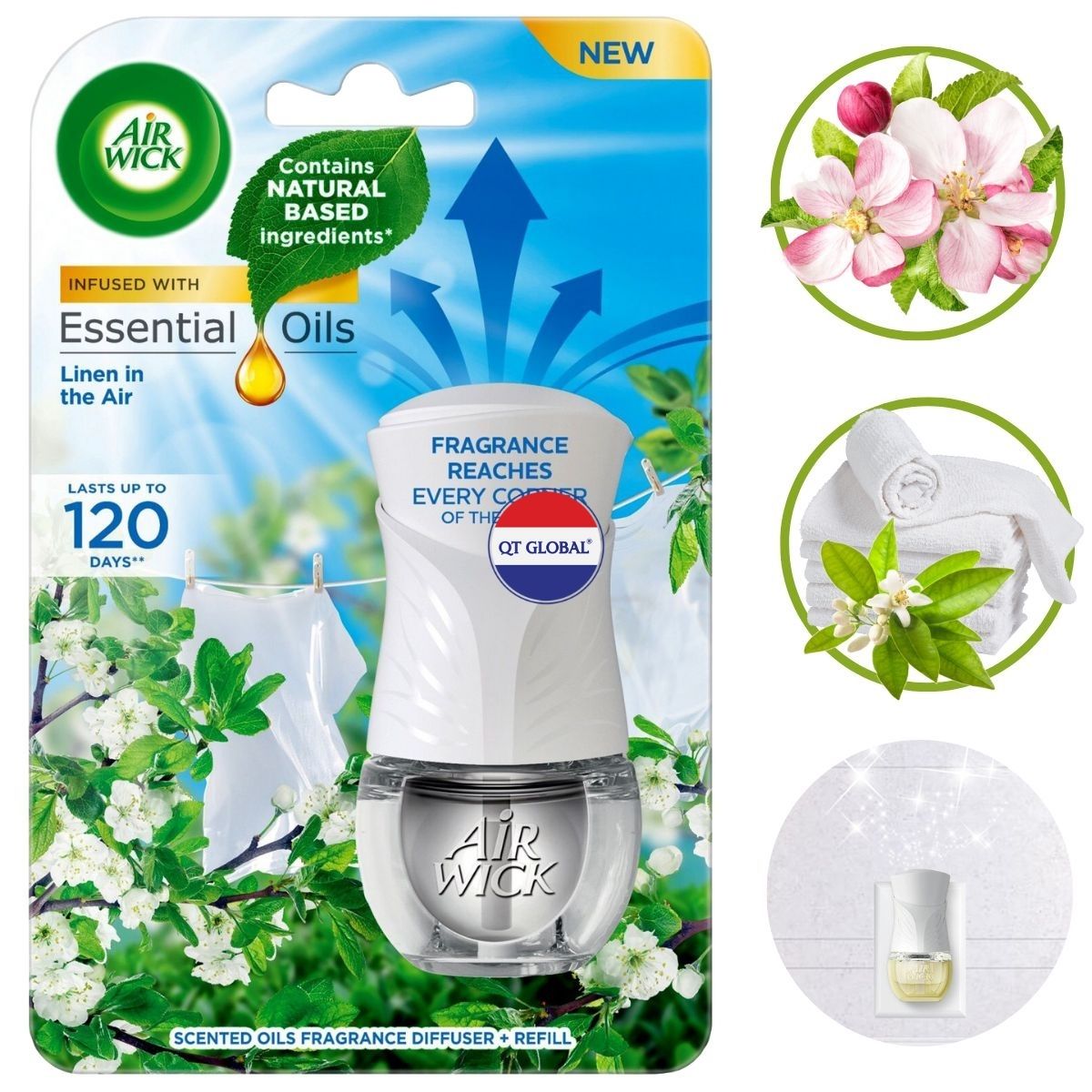 Combo 2 Bộ tinh dầu thơm phòng Air Wick 19ml