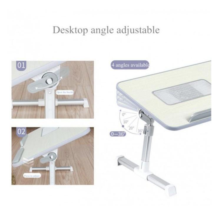 Bàn Kê laptop macbook Đa Dụng - Stand N Type Adjustable Height Table - HanruiOffical