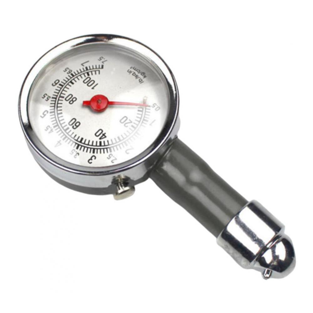 Tire Pressure Gauge Easy to Read Auto Tire Dial Gauge Meter Zinc Alloy