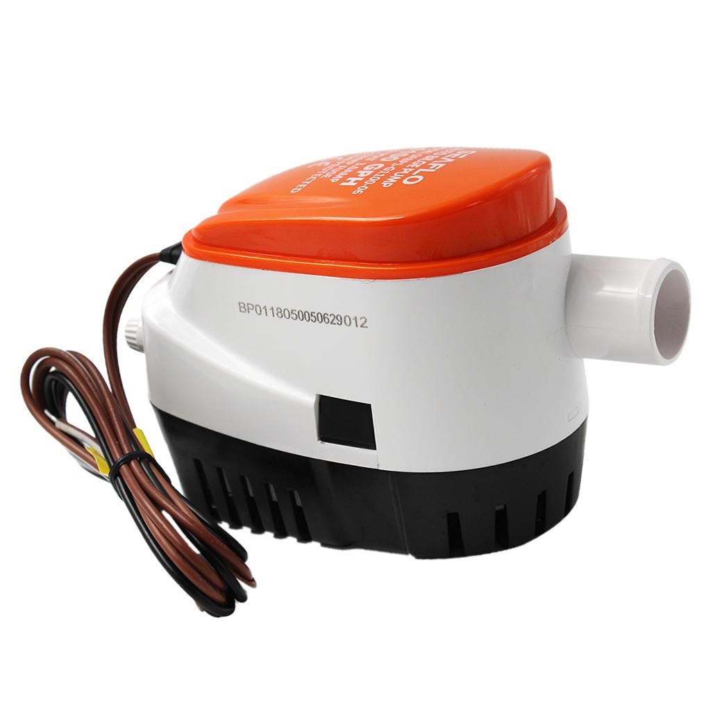 1100GPH Boat 12V Automatic Submersible Bilge Water Pump Float Switch