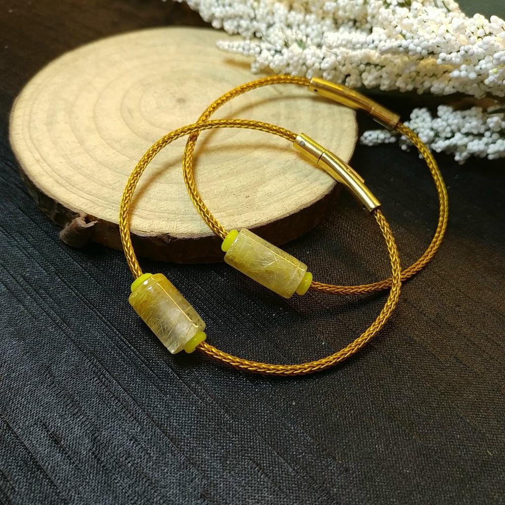 VÒNG TAY LU THỐNG TÓ.C VÀNG ĐẶC SIÊU ĐẸP