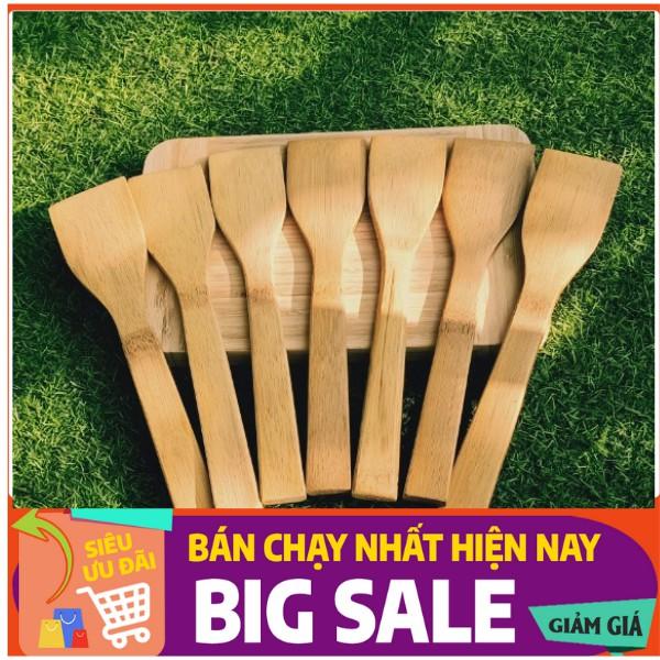 Muôi - xẻng chiên xào gỗ tre tự nhiên