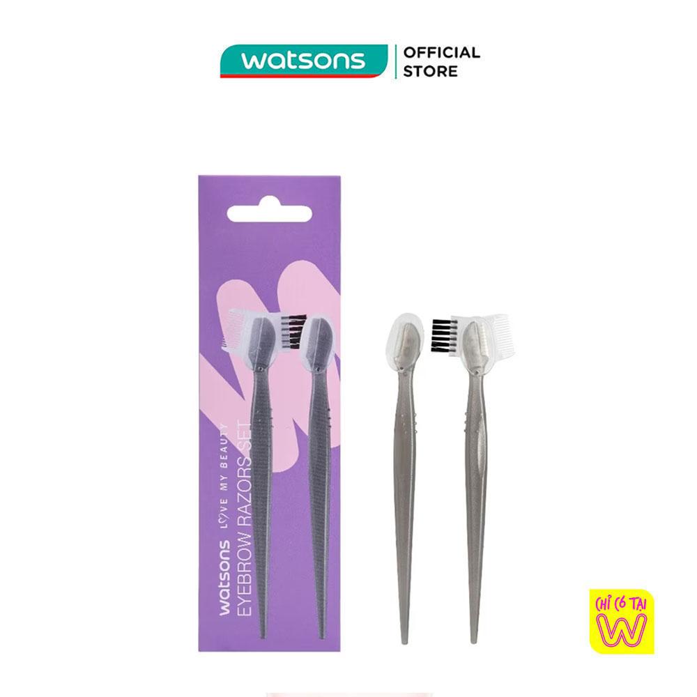 Dao Cạo Lông Mày Watsons Eyebrow Razors Set 2 Cái