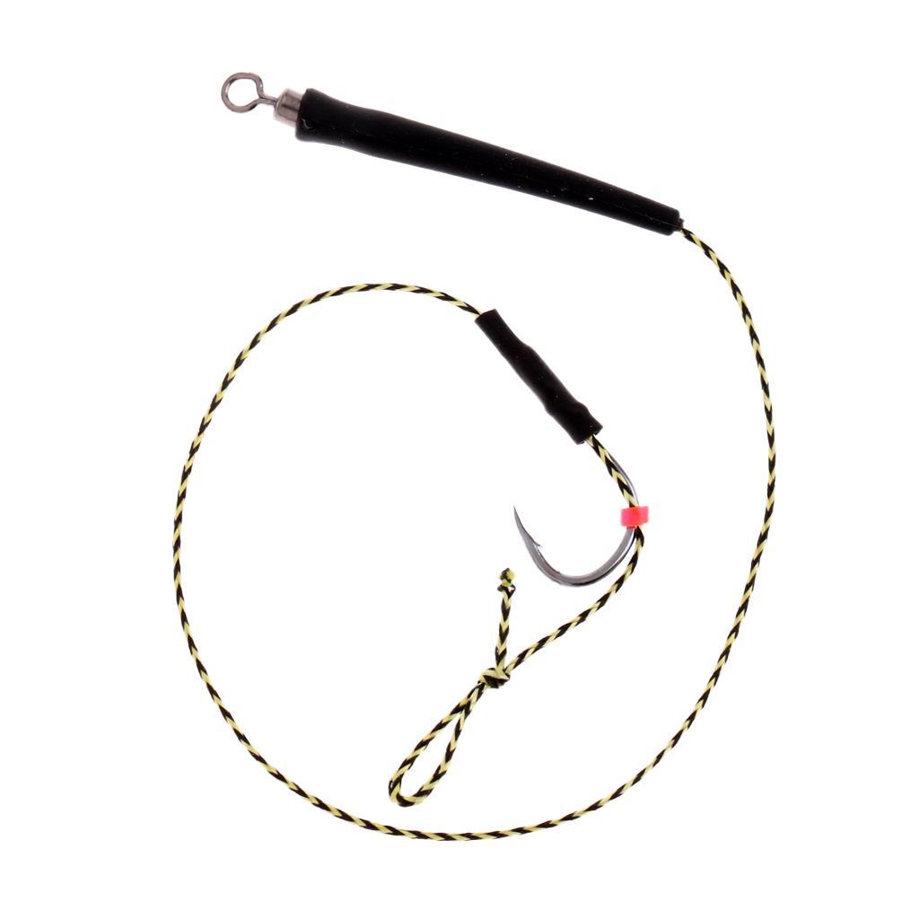 10Pcs Carp Fishing Hair Rigs Assorted Hand Tied Carp Fishing Barbless Hooks