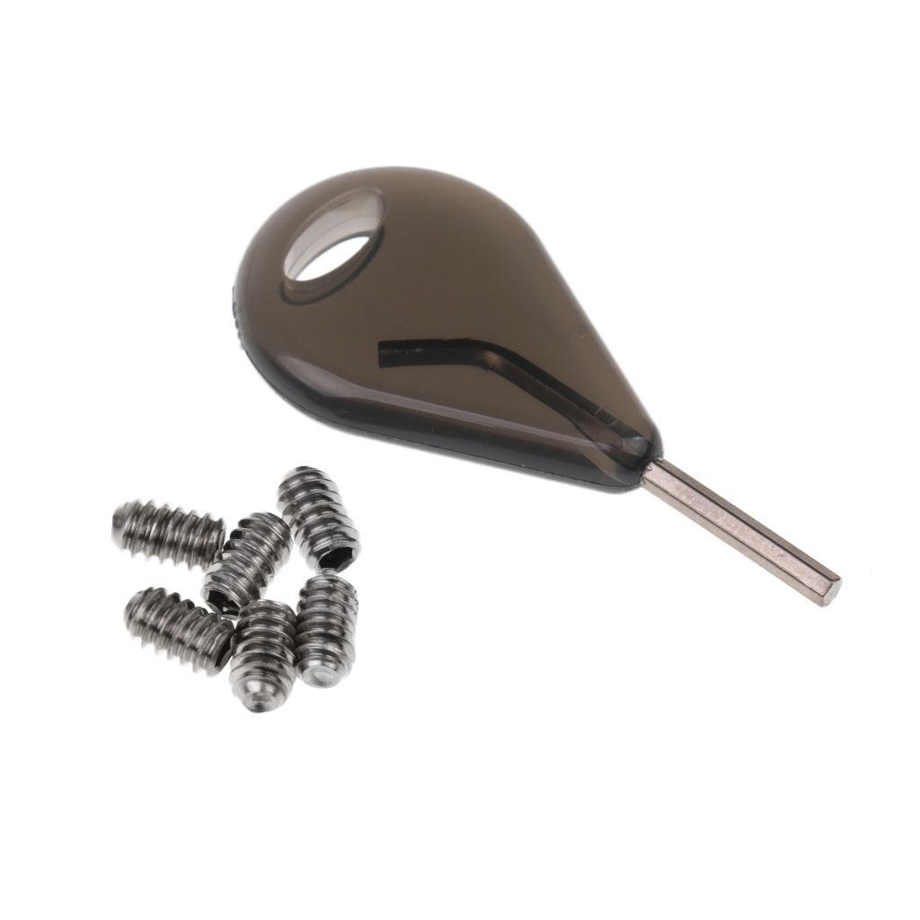 Compatible Fin Key+12 Grub Screws For Surf Board Longboard Surfing Accessory