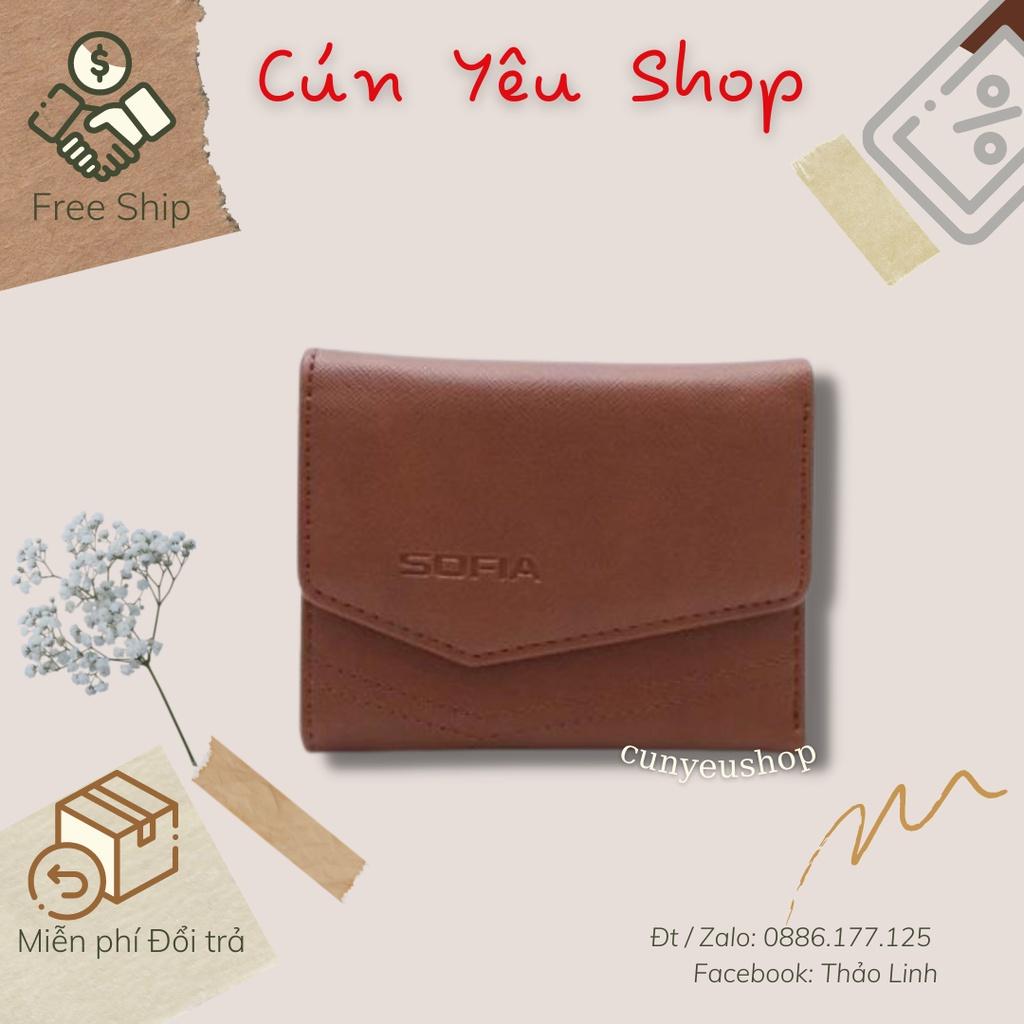 Ví ngắn Sofia ️️ Ví nữ sinh viên cầm tay V16