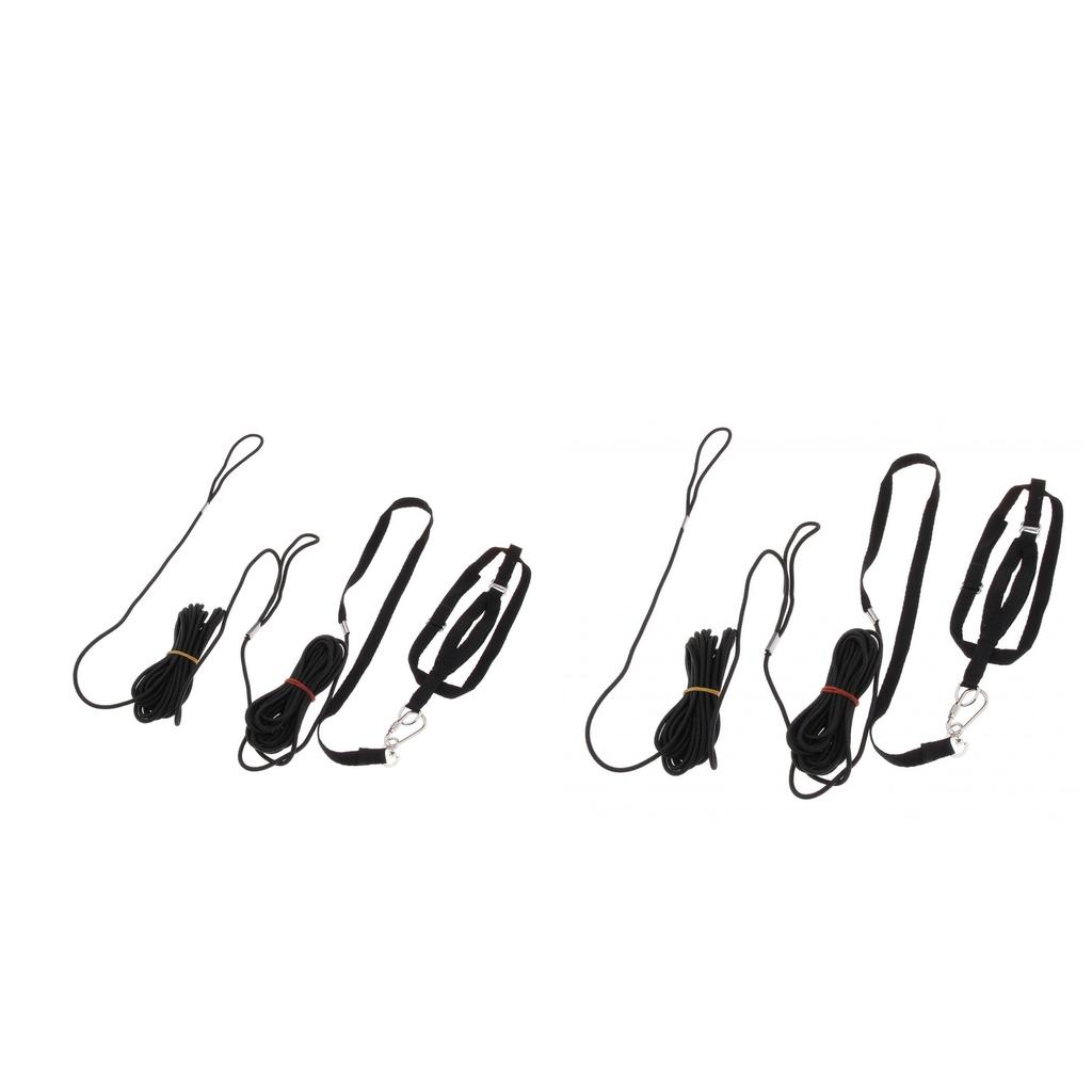 2pcs Outdoor Parrot Leash Adjustable Bird Harness For Small to Large Birds