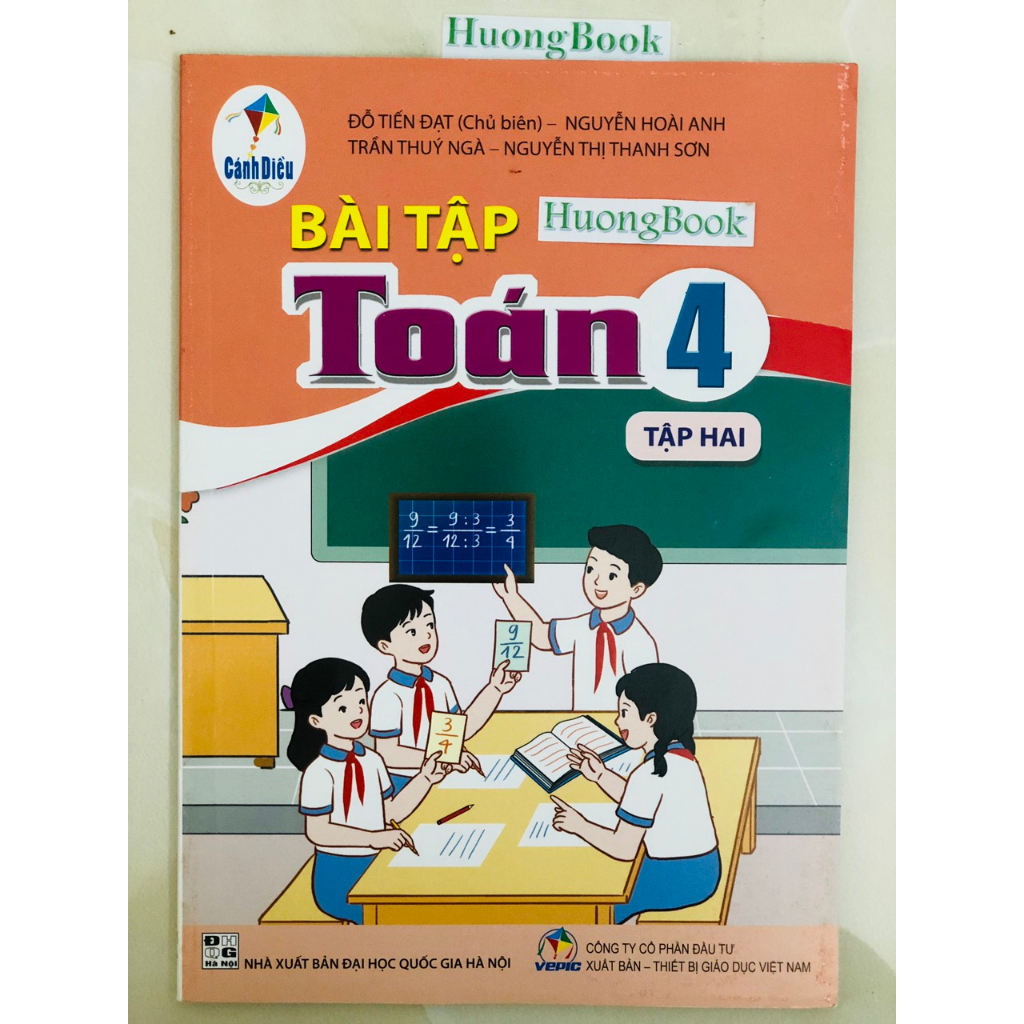 Sách - Bài tập toán 4 - tập 2