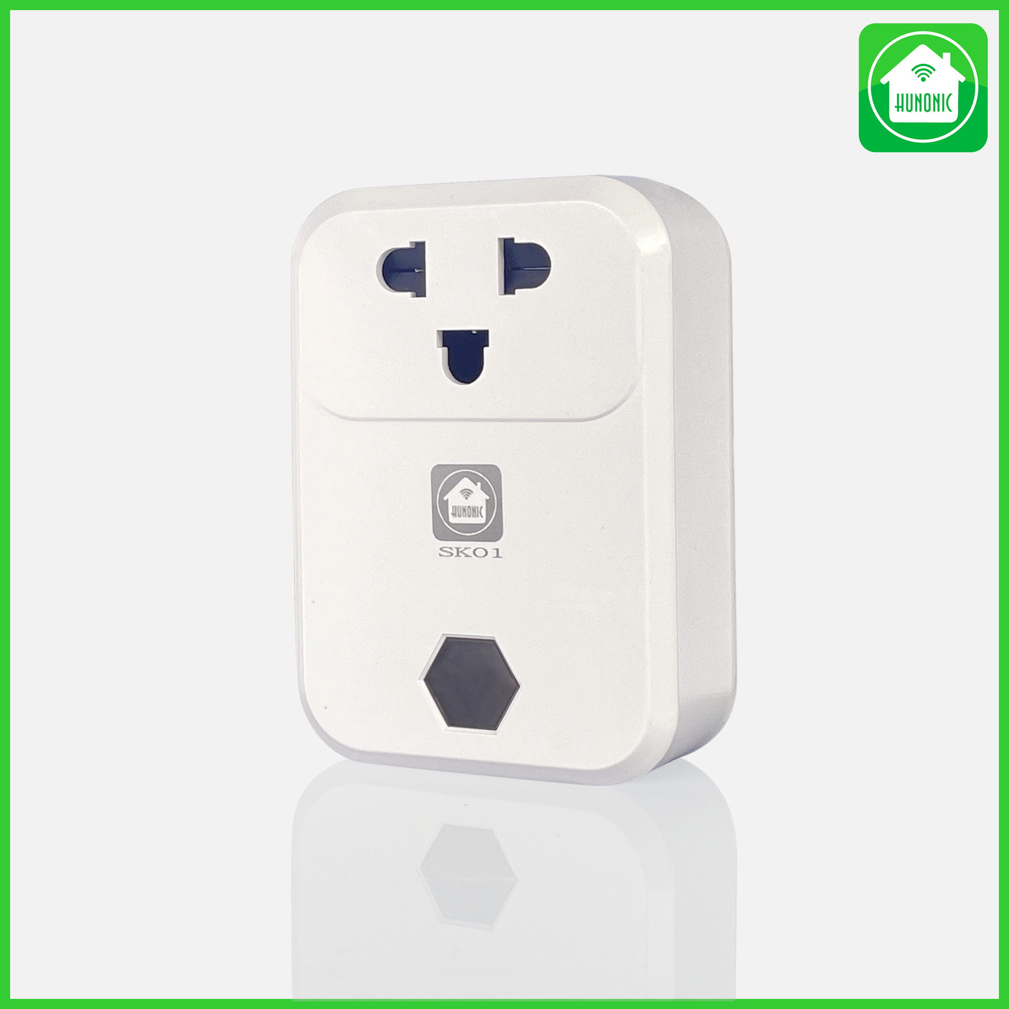 Ổ Cắm bằng điện thoại Hunonic SK01 Công suất lớn 4000W + HẸN GIỜ THÔNG MINH | Công nghệ 4.0