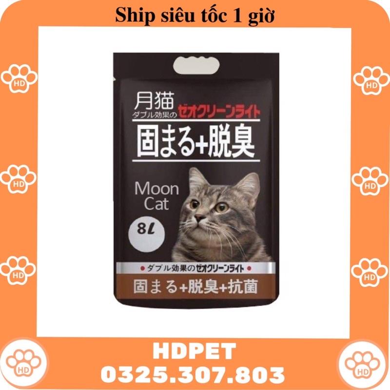 CÁT VỆ SINH MOONCAT, CÁT VỆ SINH NHẬT ĐEN CHO MÈO CHÍNH HÃNG - Túi 9L