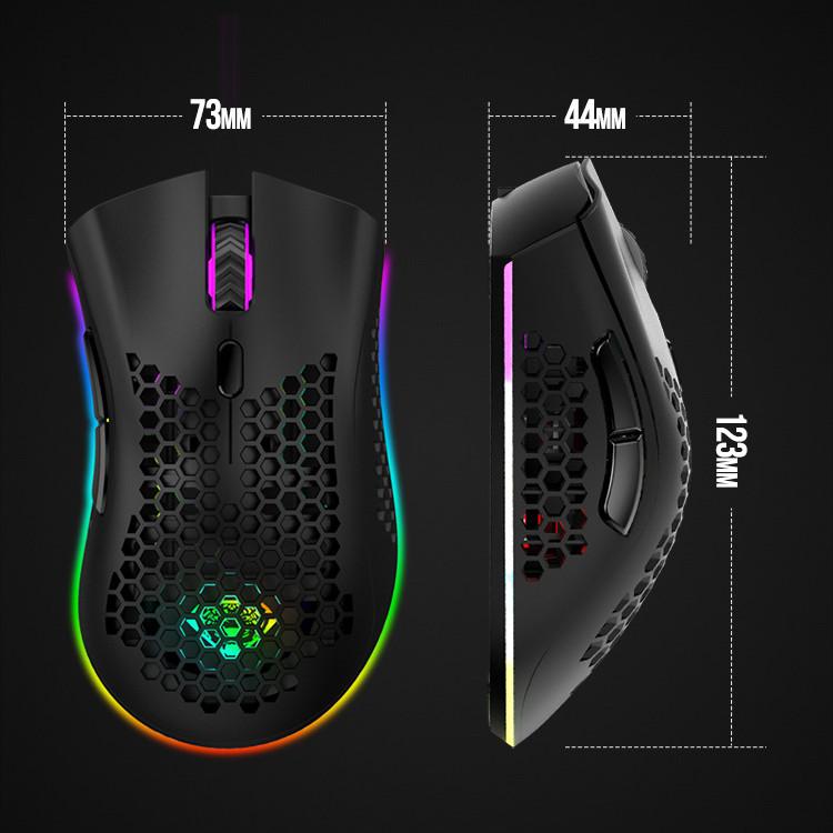Chuyên Nghiệp 2.4G Không Dây USB Game Thủ Chuột 4000DPI Thiết Kế Công Thái Học RGB Chuột Chơi Game Cho Máy Tính Laptop LOL Game Thủ