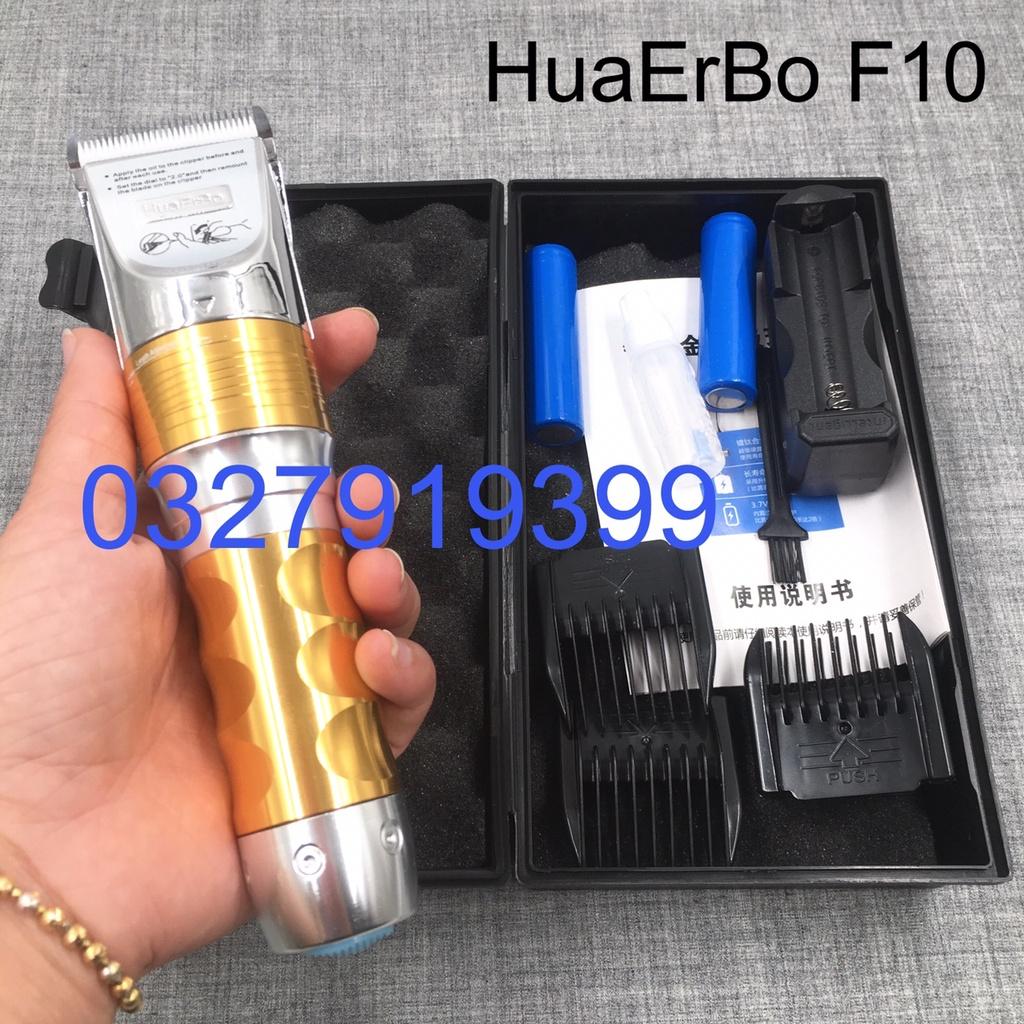 Tông đơ cắt tóc 2 pin cao cấp HUAERBO F10