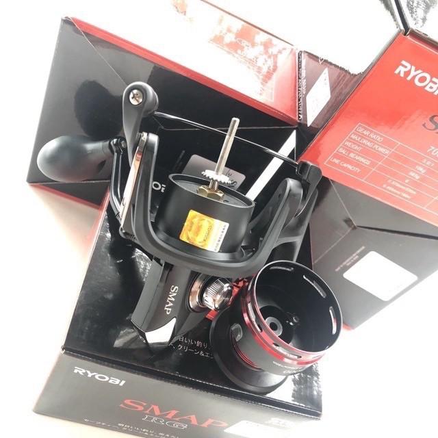 Máy câu cá RYOBI SMAP RG 8000 tải cá 10kg hàng nhật nhập khẩu máy cực khoẻ y hình