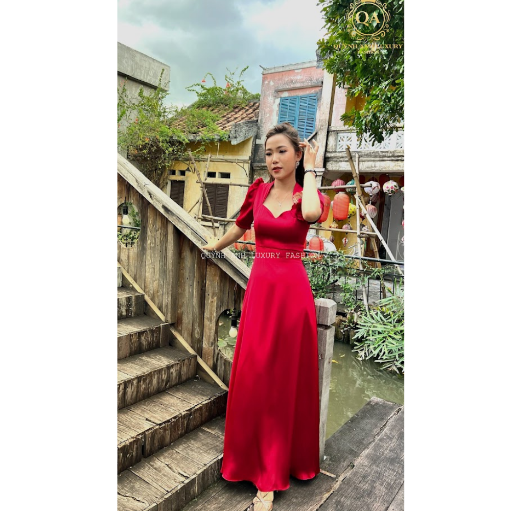 Váy Đầm Dạ Hội Đỏ Quyến Rũ Sang Trọng Amabel Dress