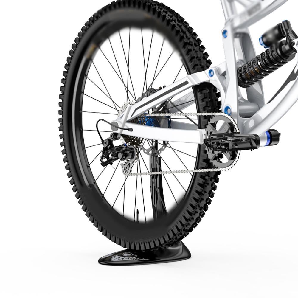 ENLEE Bike Floor Type Parking Rack Hub Mount Bicycle Stand Height Adjustable for MTB Mountain Road Bike