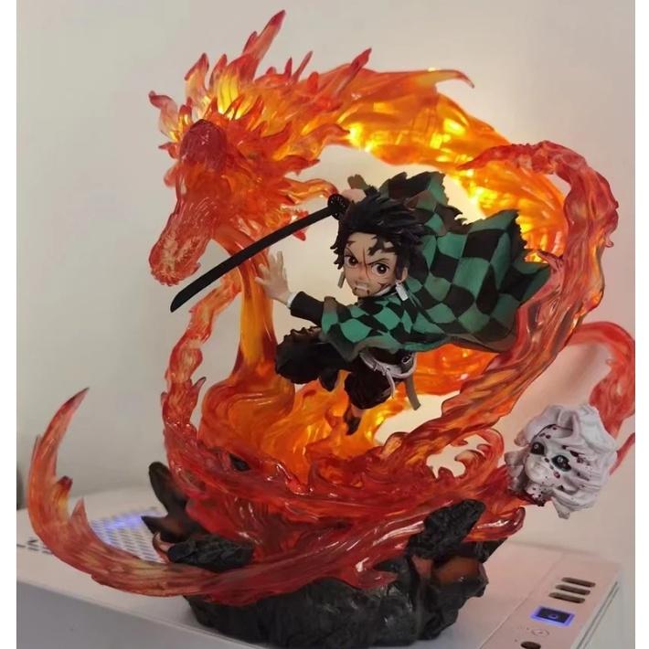 Mô hình Tanjiro hỏa thần rồng lửa Kimetsu no Yaiba - Demon Slayer