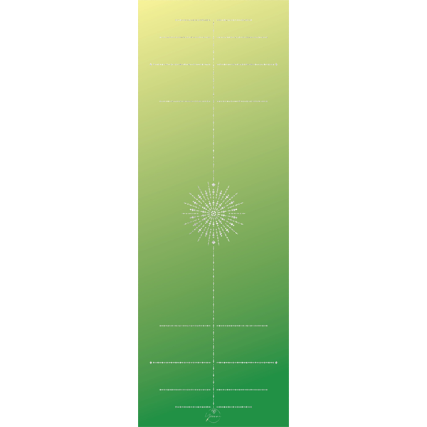 Thảm tập yoga chính hãng Yvonne, Pole Star Green (TẶNG KÈM 3 PHẦN QUÀ) dày 6mm bề mặt nhám, siêu bám, chống trơn trượt, thấm hút mồ hôi, càng nhiều mồ hôi càng bám, dễ vệ sinh, bề đẹp, sang trọng