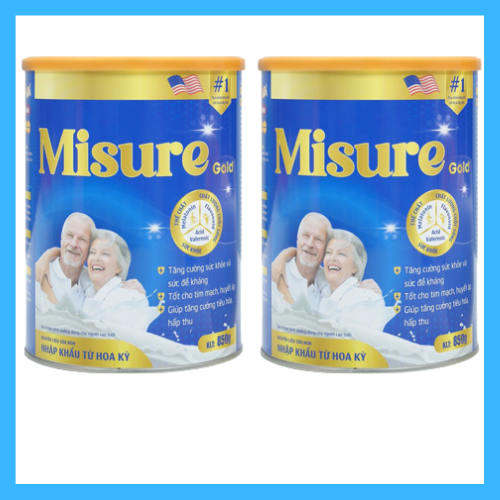 Combo 2 Hộp Sữa Non Ngủ Ngon Misure 450G - Hỗ trợ cải thiện giấc ngủ ,bổ sung dinh dưỡng