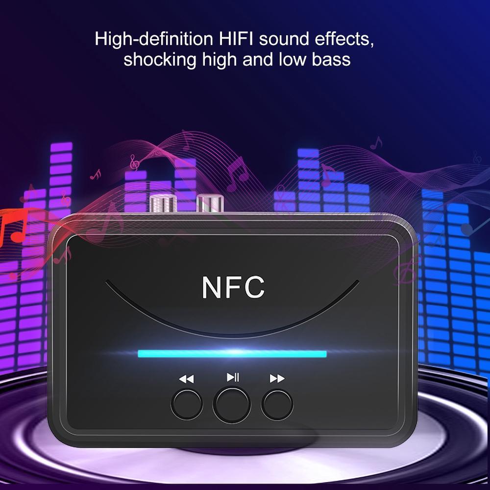 Thiết Bị Thu Thanh Cao Cấp Bluetooth 5.0 Aux Rca Hifi Nfc Với Cổng 3.5mm