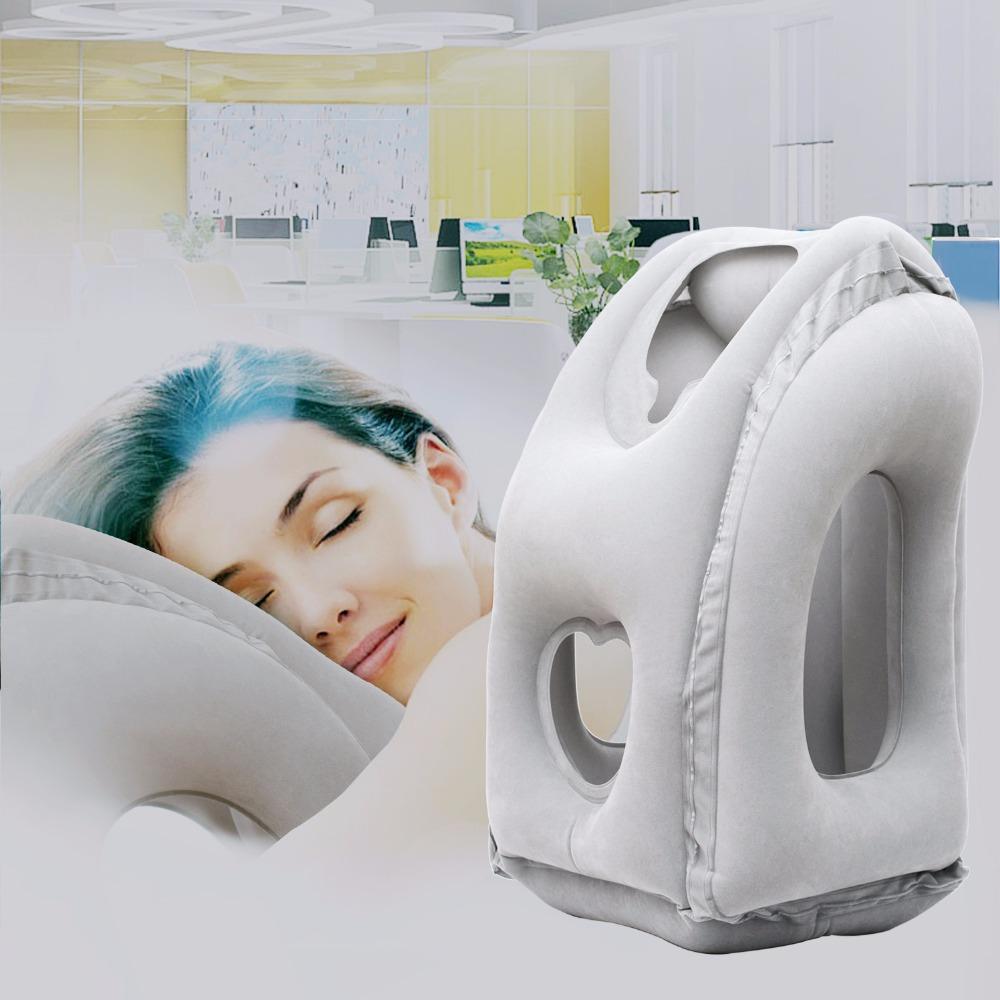 Túi Ngủ Máy Bay Gối Cổ Và Hỗ Trợ Đầu Gối Ngủ Trên Máy Bay Tàu Ô TÔ Văn Phòng Nhà Gối