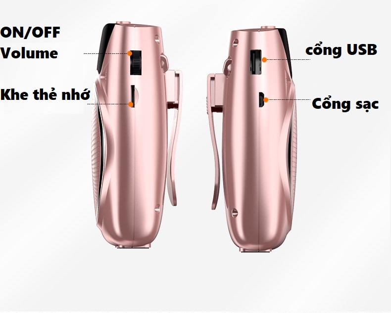 Loa trợ giảng Keling K8 không dây UHF, có bluetooth 5.0, pin dài lâu