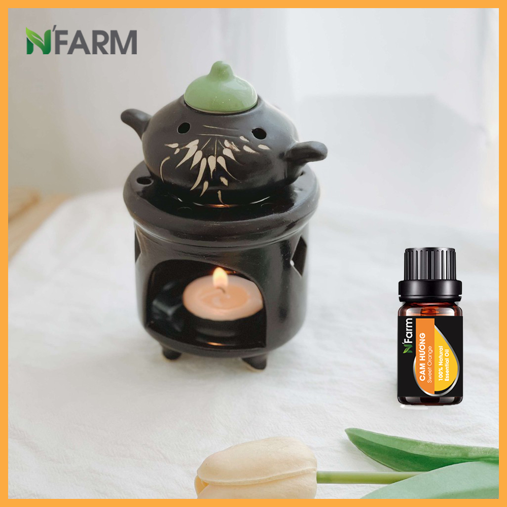 Hộp 100 Viên Nến Tealight Sáp Cọ N'Farm An Toàn Sức Khỏe / Dùng kết hợp đèn xông và tinh dầu/ Khử mùi và đuổi côn trùng hiệu quả.