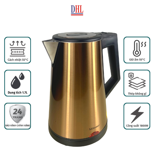 Bình Siêu tốc inox 3 lớp Mitomo ST-631 - Hàng chính hãng