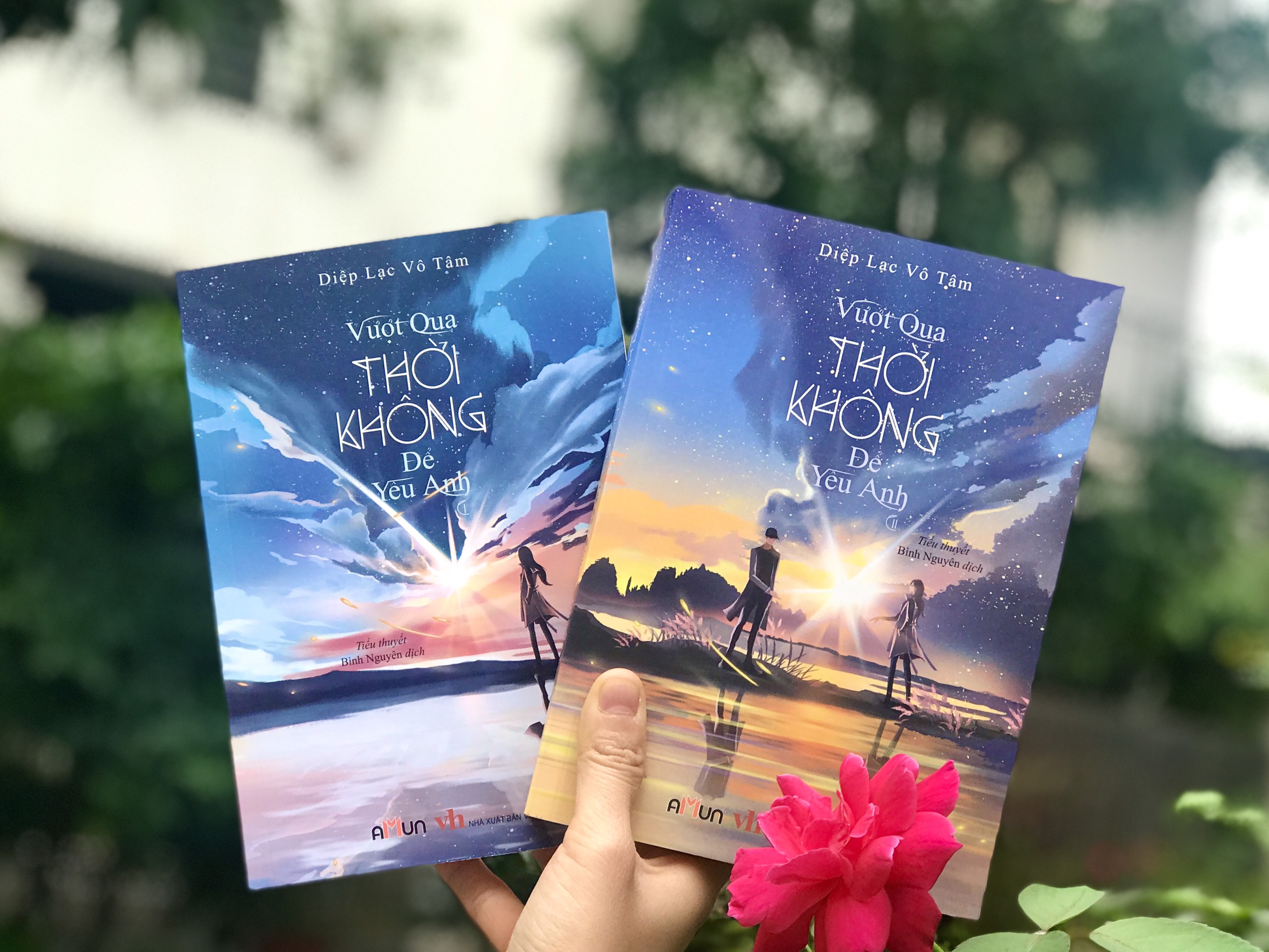 Sách - Vượt qua thời không để yêu anh -Combo 2 tập - Diệp Lạc Vô Tâm tặng kèm 01 bookmark