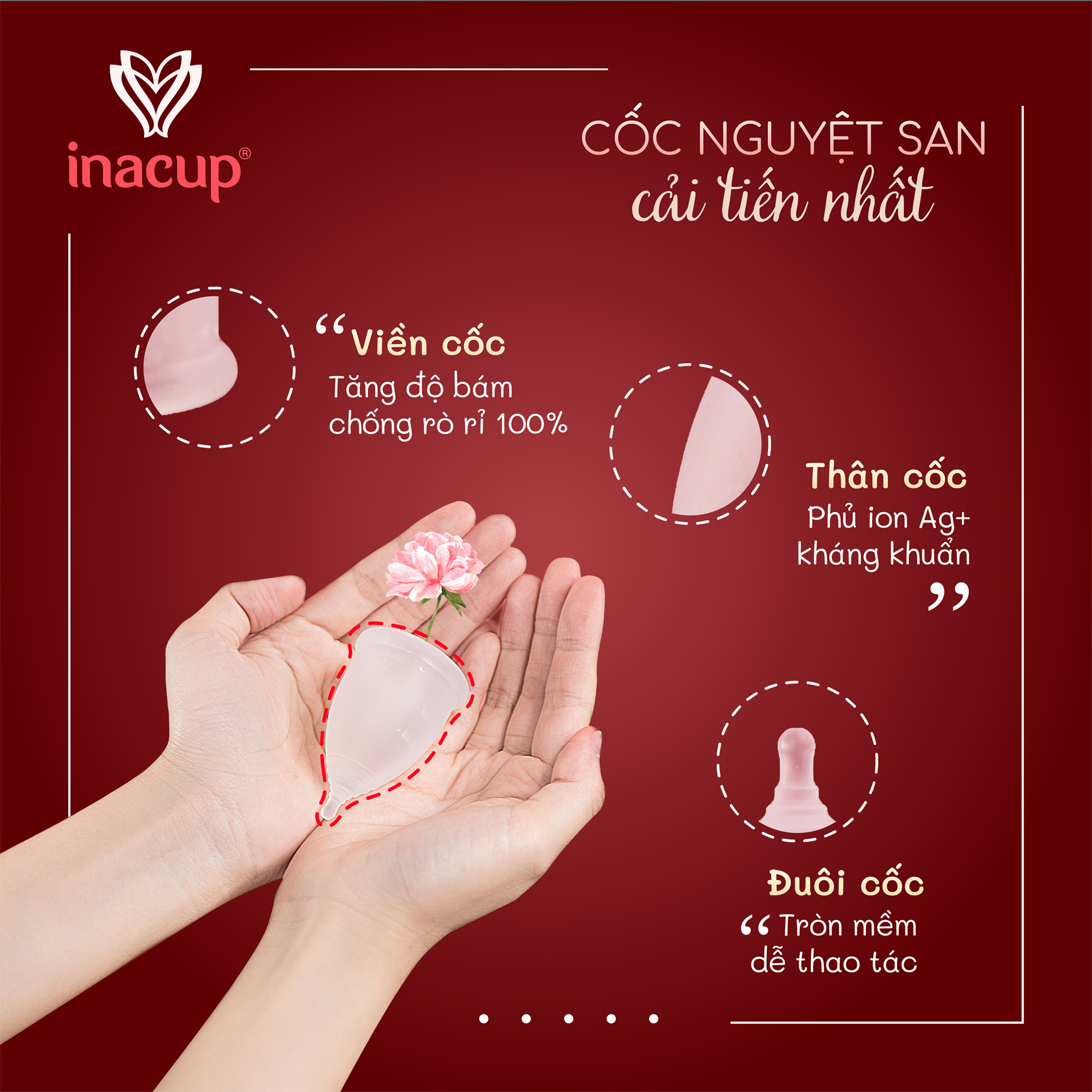 Cốc nguyệt san Inacup size A