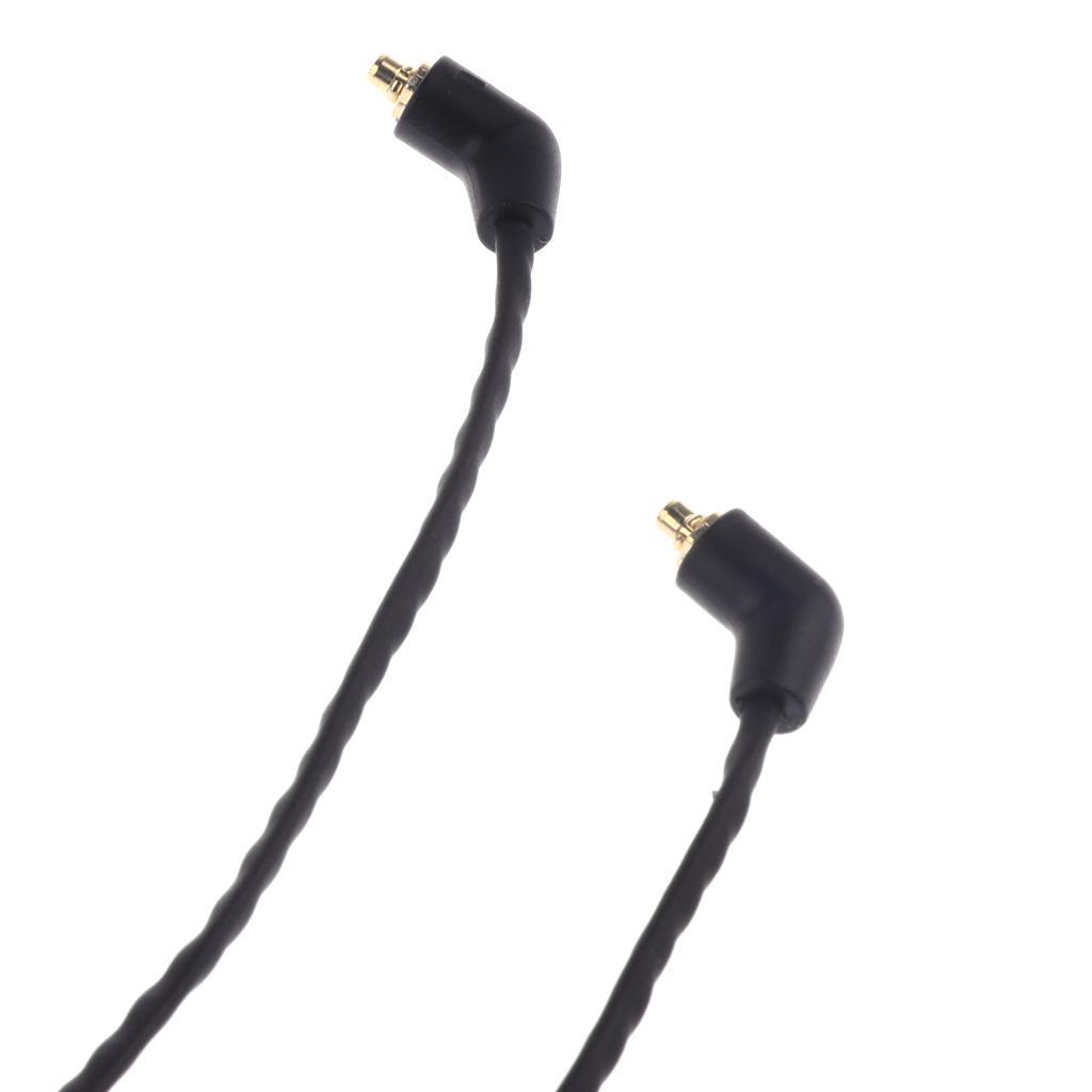 3.5mm Audio Cable Upgrade Cord Extension Wire for Shure se535 215 846 Black