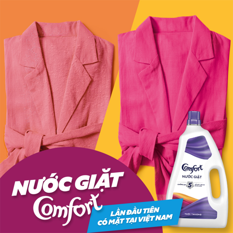 Nước giặt Comfort Thời Thượng chai 2.4kg