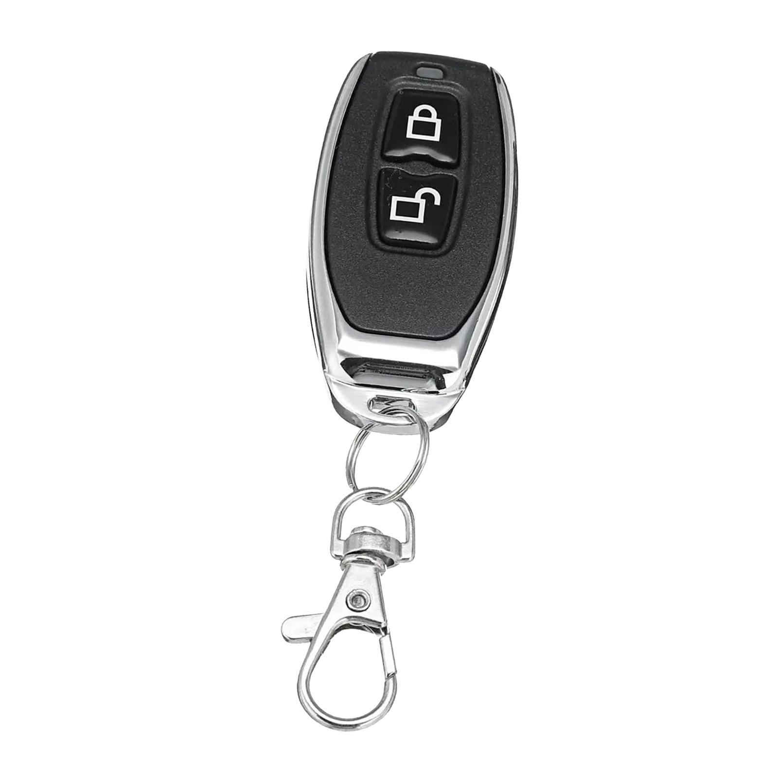 Universal Remote Keychain 2 Buttons Garage Door Remotes for Electric Vehicle