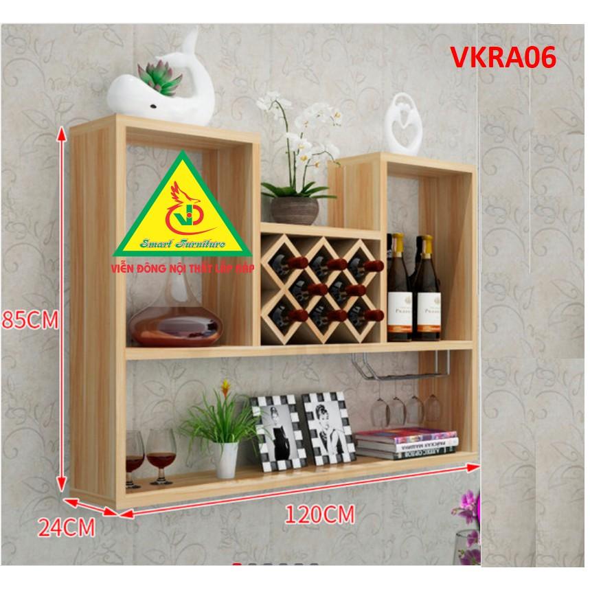 Kệ trang trí treo tường VKRA06A - Nội thất lắp ráp