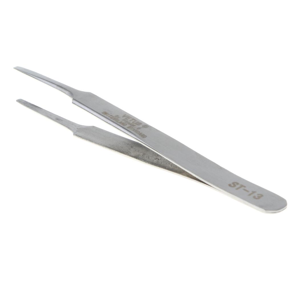Precision Stainless Steel Tweezers for Phone Repair Tool Narrow Round Head