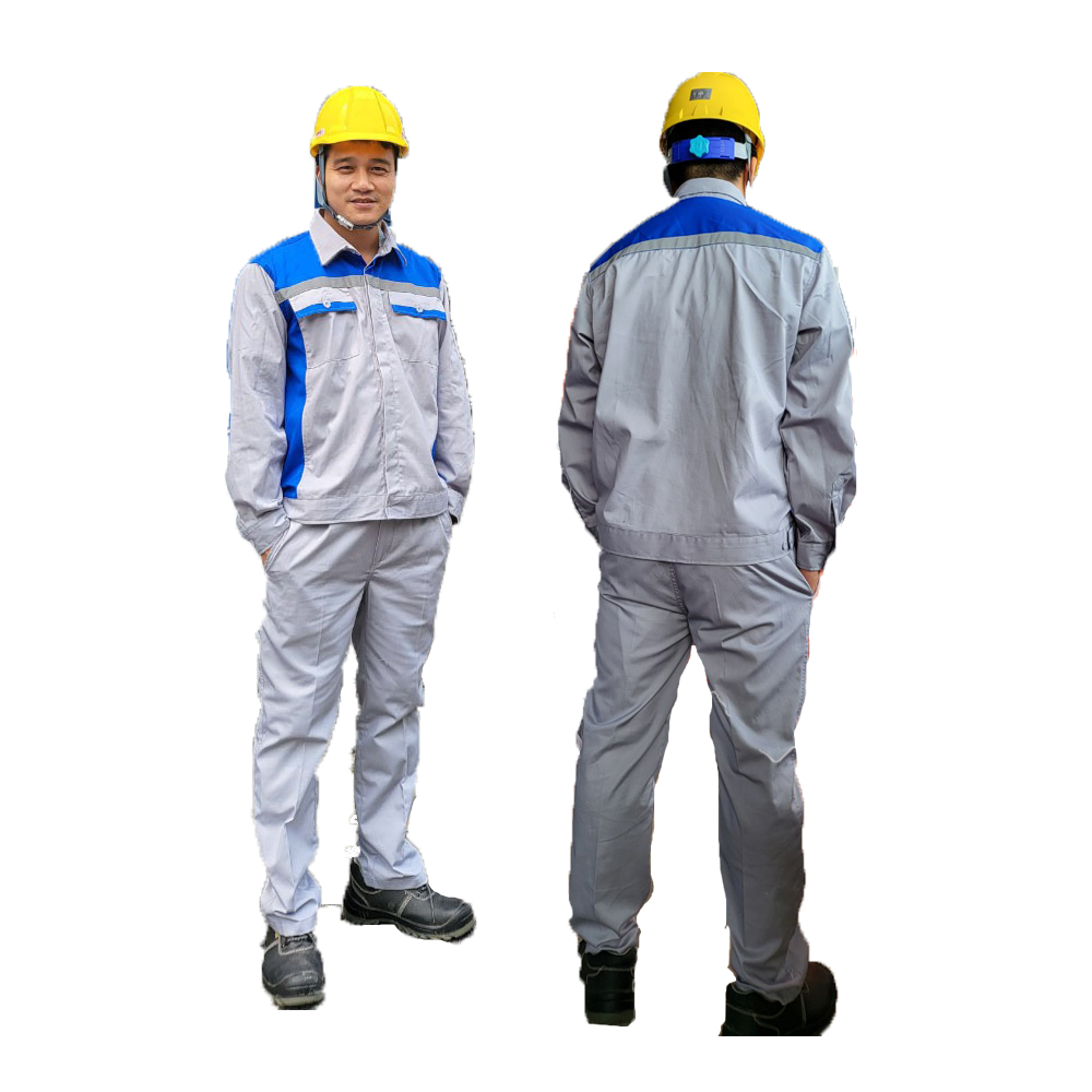 Quần áo công nhân BH13 - Đồng phục công nhân BH13 - Chất liệu vải Pangrim Hàn Quốc