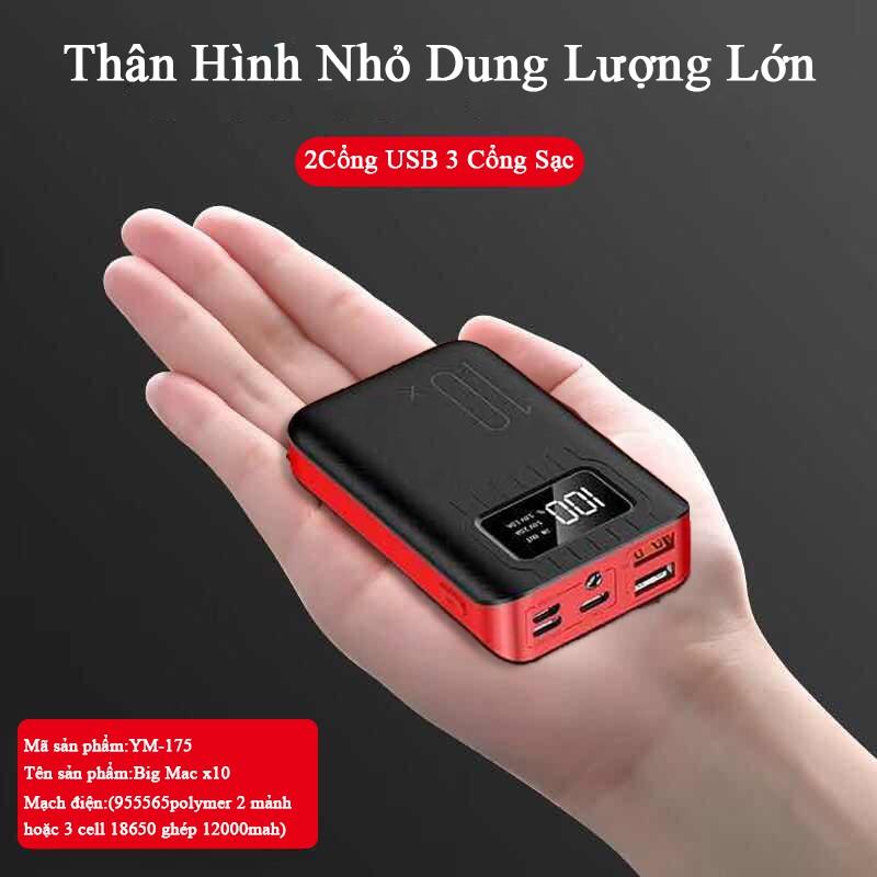 Pin sạc dự phòng mini 30.000mAH BigMac