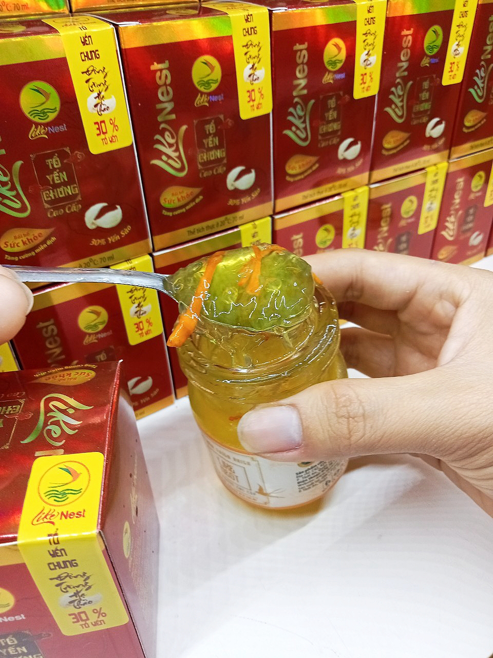 Yến Chưng Đông Trùng Hạ Thảo 30% Yến Like Nest