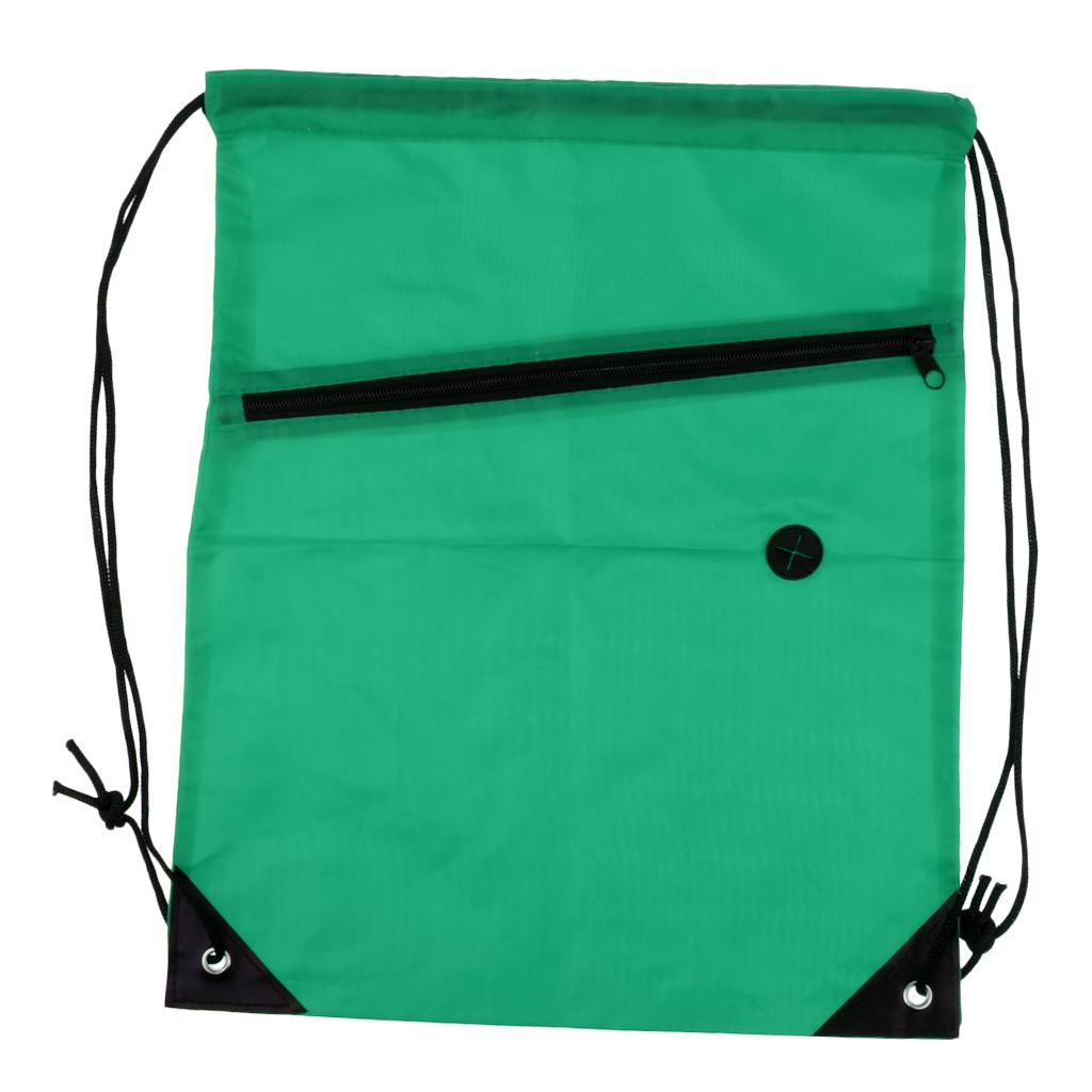 Drawstring Backpack Storage Bag Day Pack Sack for Gym Sport Travel Camping