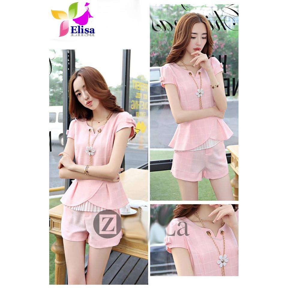 Bộ short kèm vòng cổ LP08 cao cấp