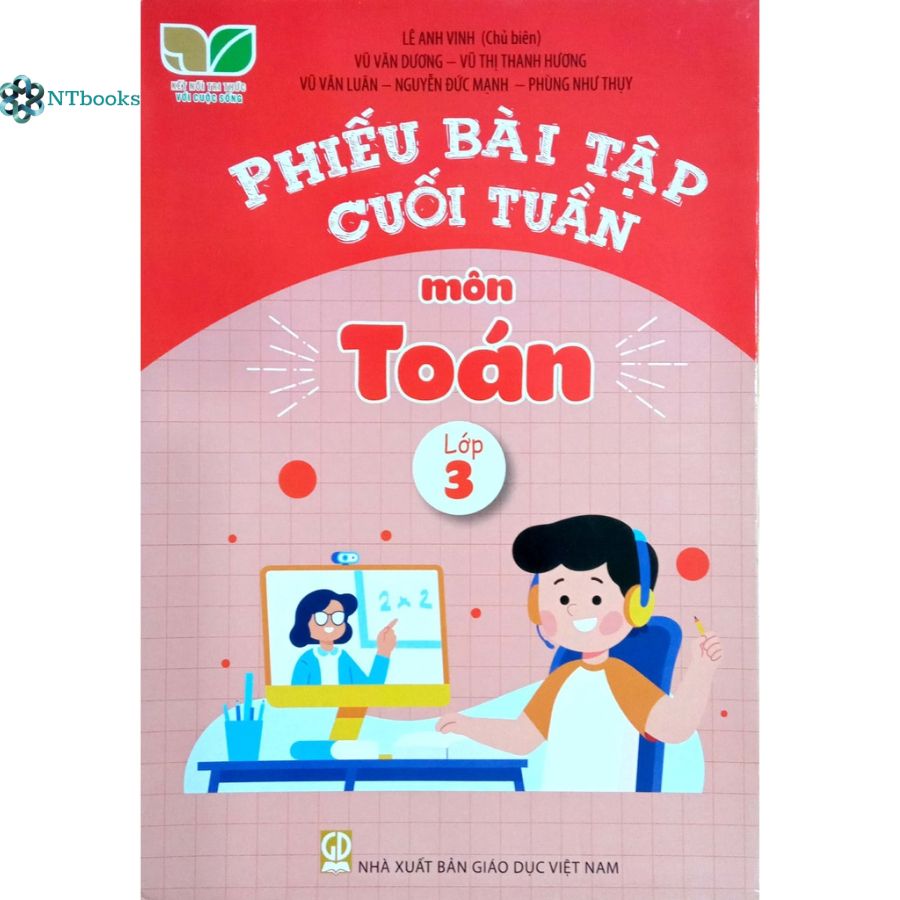 Sách Phiếu bài tập cuối tuần Toán 3 - Kết nối tri thức