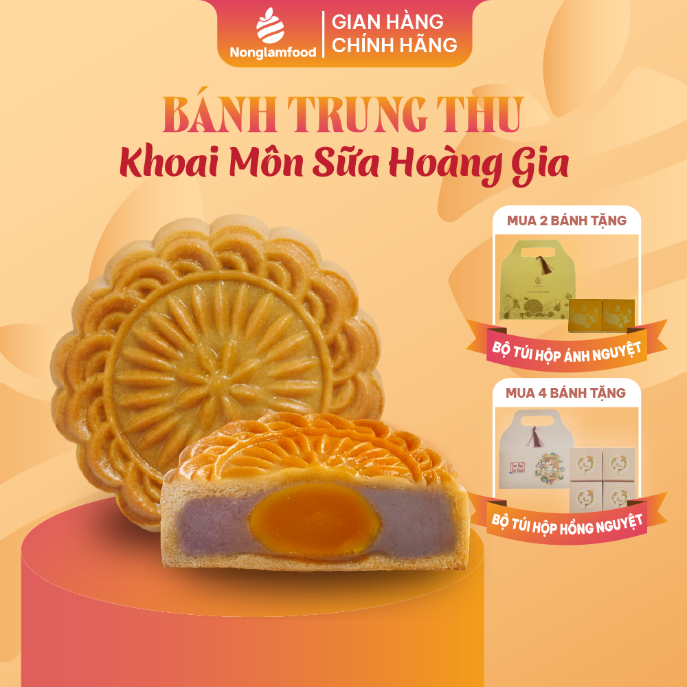 Set bánh trung thu ăn kiêng, ít ngọt Thu Sum Họp Nonglamfood | Quà tặng healthy ý nghĩa cho người thân, đối tác