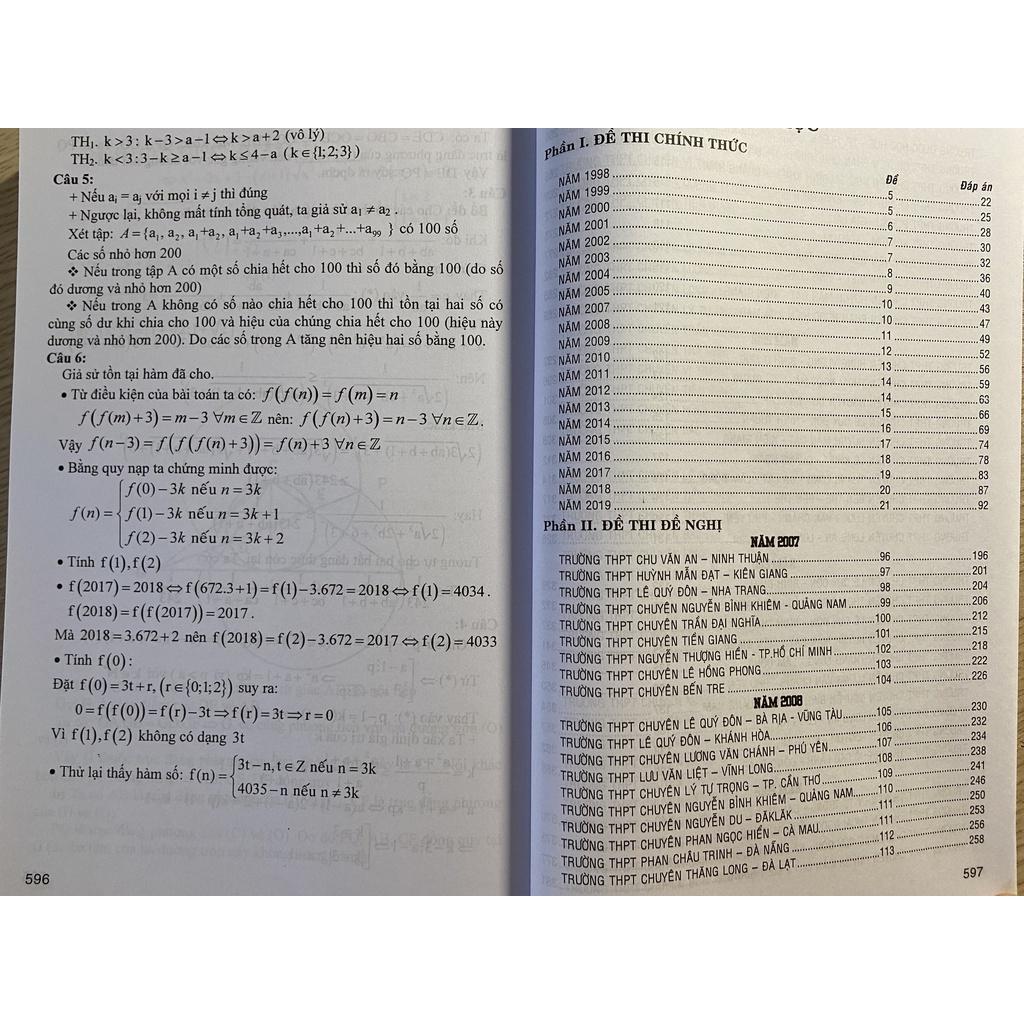 Sách - Tuyển tập 25 năm đề thi Olympic 30 tháng 4 Toán học 10